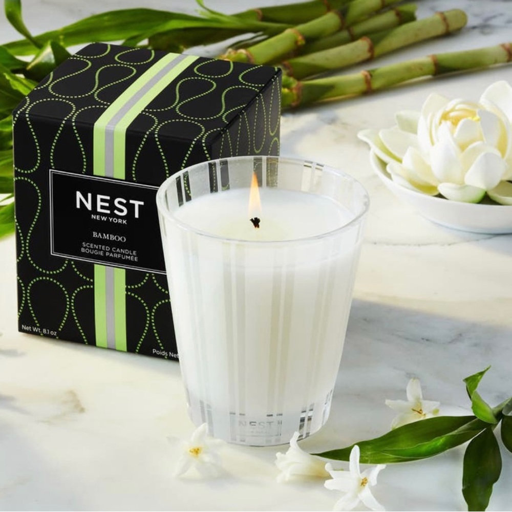 NEST New York Bamboo Scent Jar Candle 8.1 oz